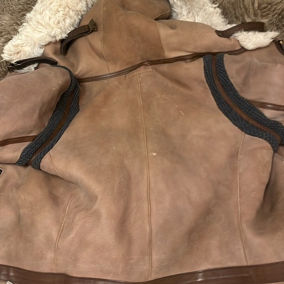 Rag & Bone shearling fur aviator jacket small - Picture 15 of 16